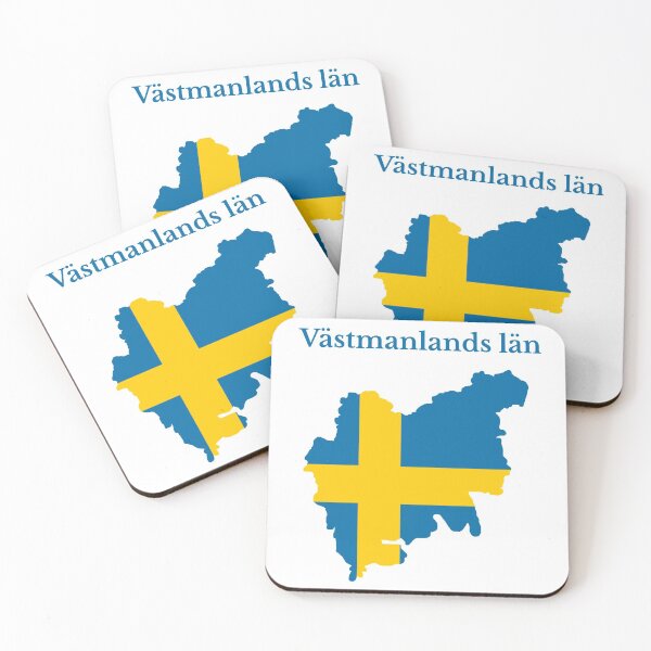 Item preview, Vastmanland County Map, Swedish County, Sweden. designed and sold by marosharaf.