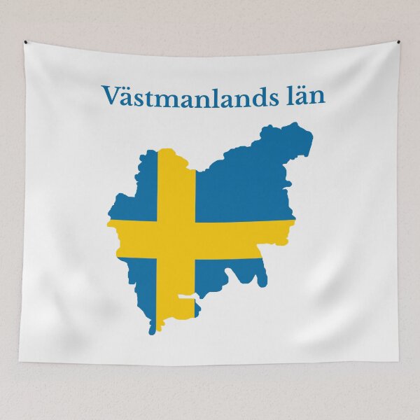 Item preview, Vastmanland County Map, Swedish County, Sweden. designed and sold by marosharaf.