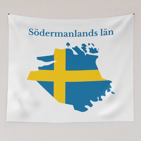 Item preview, Sodermanland County Map, Swedish County, Sweden. designed and sold by marosharaf.