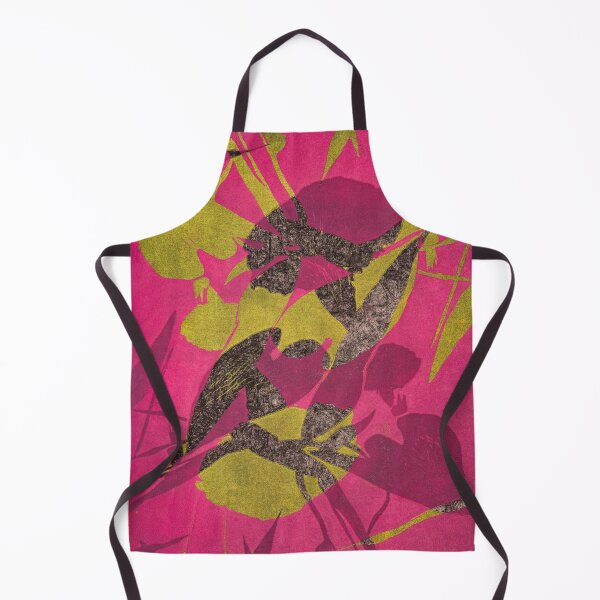 Item preview, Fuchsia Morning Glory Woodcut designed and sold by Ann McIntyre.