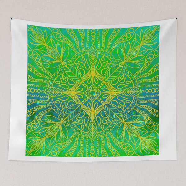 Item preview, Neon Green Mandala designed and sold by HeyMim.