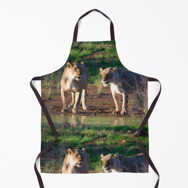 Item preview, And the Buffalo said to the Giraffe... Lionesses chatting at the watering hole designed and sold by Totallyalive.