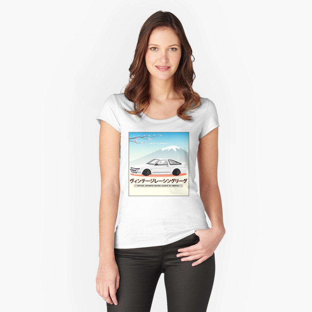 Item preview, Fitted Scoop T-Shirt designed and sold by driftmerch.