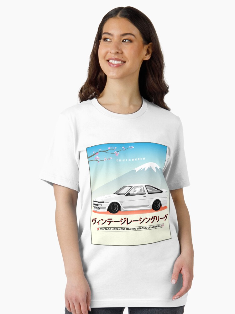 Thumbnail 2 of 7, Essential T-Shirt, Vintage Japanese Racing League of America AE86  designed and sold by driftmerch.