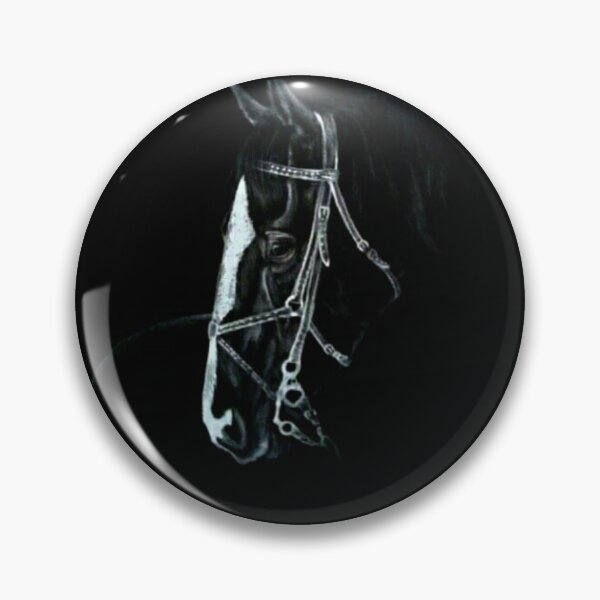 Item preview, Horse portrait drawing back and white designed and sold by horseaddicted.