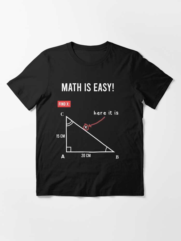 math is easy t shirt