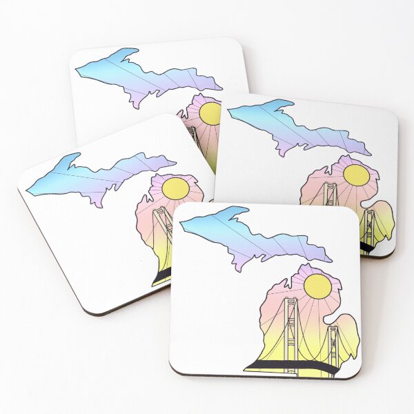 Item preview, Michigan Silhouette - Mackinac Bridge designed and sold by mjp-prints.