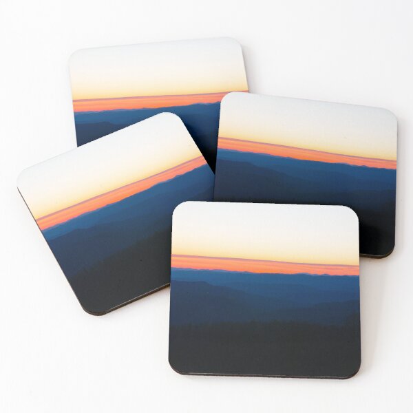 Item preview, Dark Blue Mountain Sunset designed and sold by Mountain-Wares.