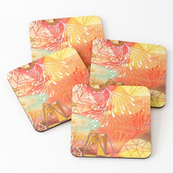 Item preview, Chi Energy Universe Abstract New Age Yoga Orange Fizz designed and sold by Cecilia Mok.