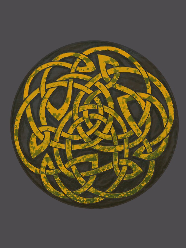 Thumbnail 6 von 6, Premium Oversized Pullover, Knotwork-Ruine designt und verkauft von helixtinker.