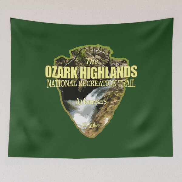 Item preview, Ozark Highlands Trail (arrowhead) designed and sold by curranmorgan.