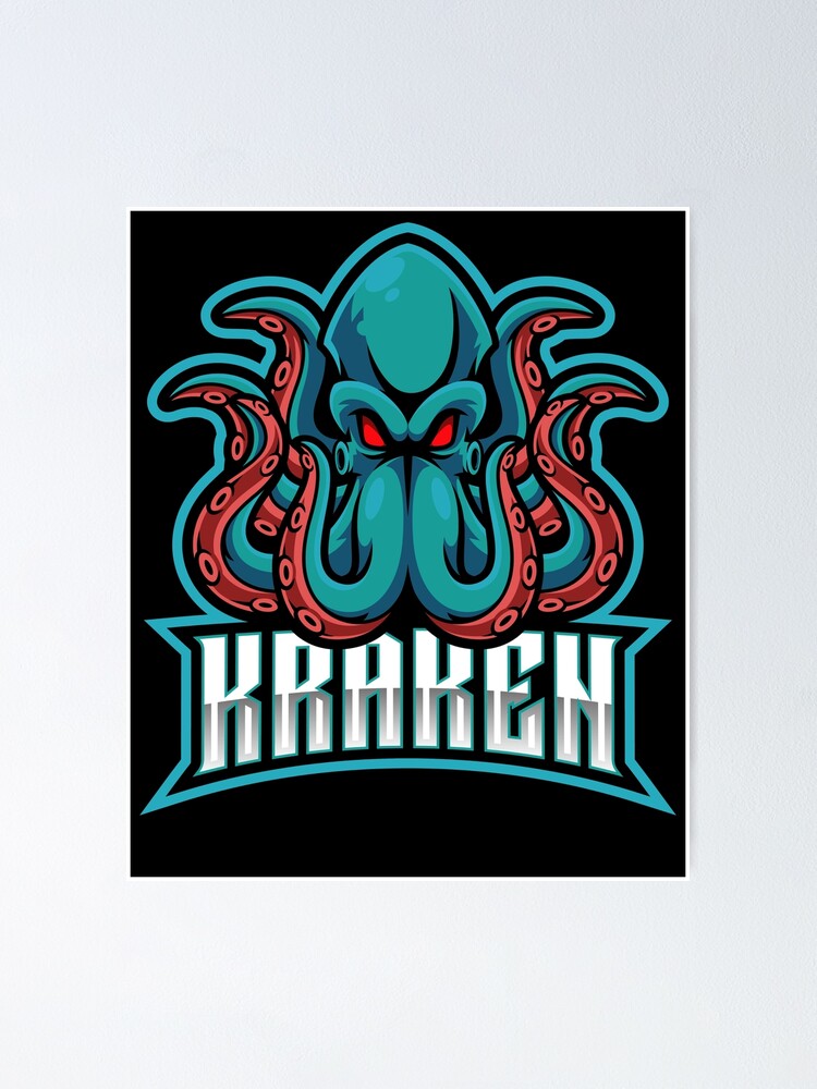 Seattle Kraken Mascot Logo  Seattle sports, Kraken, National