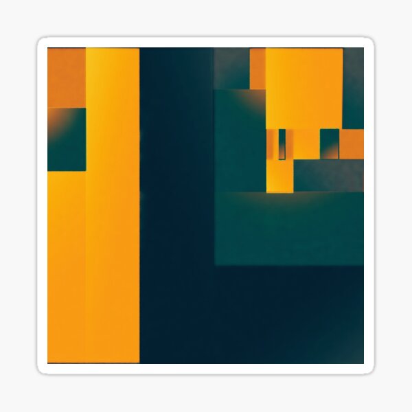 Sunset shadow Sticker