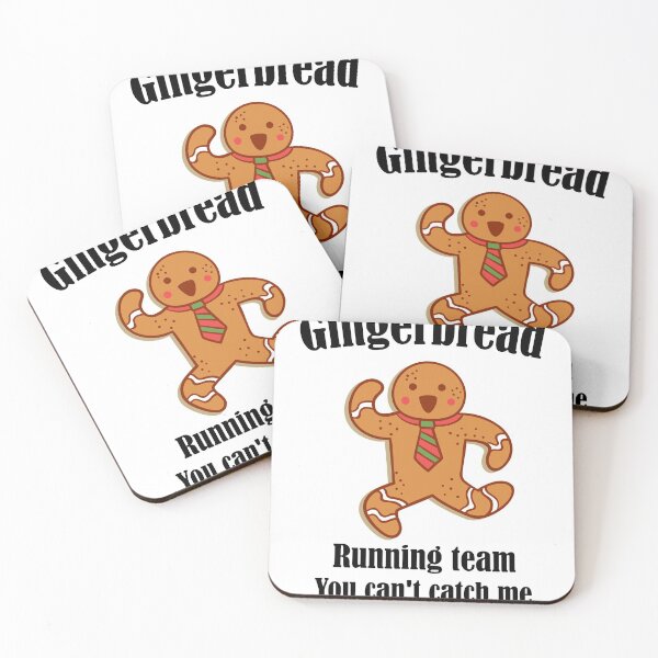 Item preview, Gingerbread Running Team funny Gingerbread Christmas designed and sold by Stella Clue.