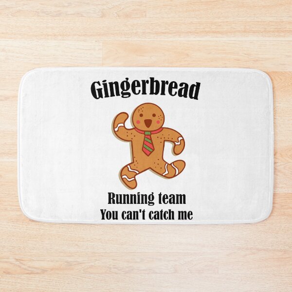 Item preview, Gingerbread Running Team funny Gingerbread Christmas designed and sold by Stella Clue.
