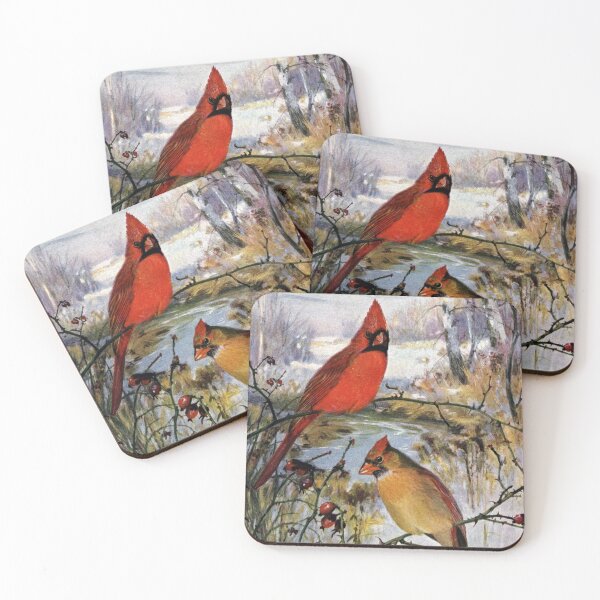 Item preview, Cardinals and Rosehips designed and sold by fenneltea.