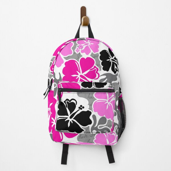 Item preview, Akahai Hawaiian Hibiscus Tropical Floral - Pink & Black designed and sold by DriveIndustries.