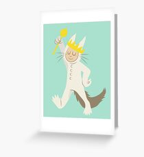 Where The Wild Things Are: Max Grußkarte