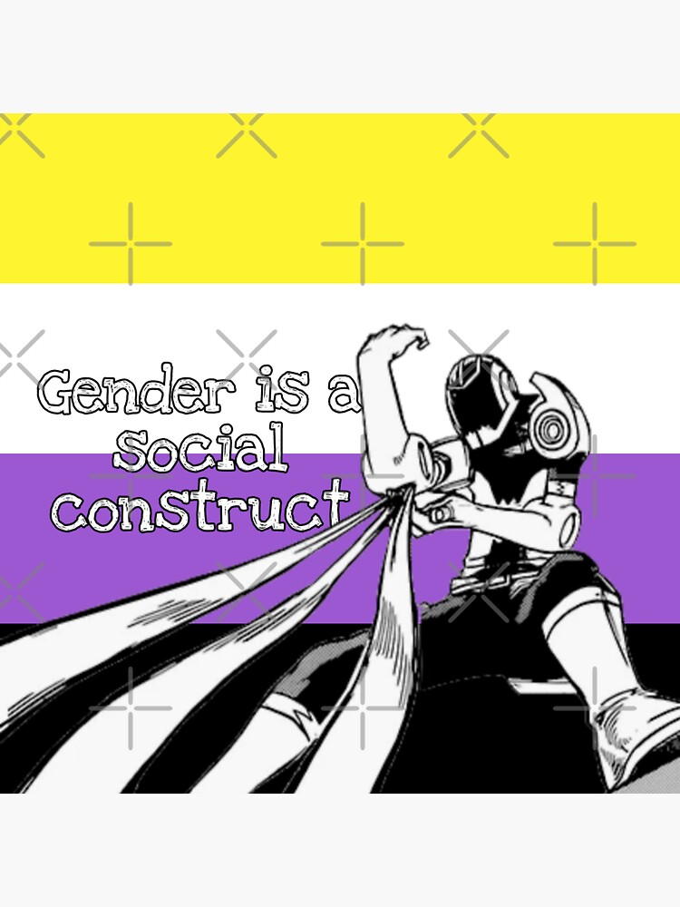 My Hero Academia Sero Hanta Non Binary Pride Flag Sticker For Sale By