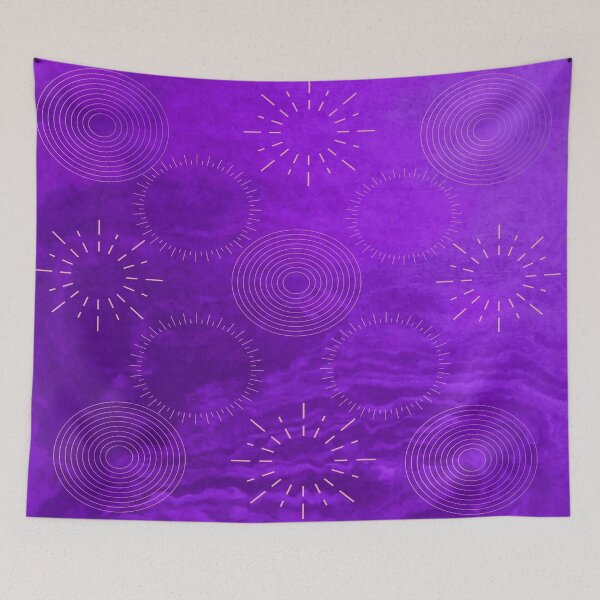 Item preview, Introspective Dreamlike Trippy Purple Aesthetic designed and sold by Spiritualish.
