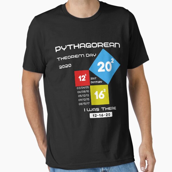 Item preview, Pythagorean Theorem Day 12-16-20 I Was There Math Humor designed and sold by ZEROXCOOL.