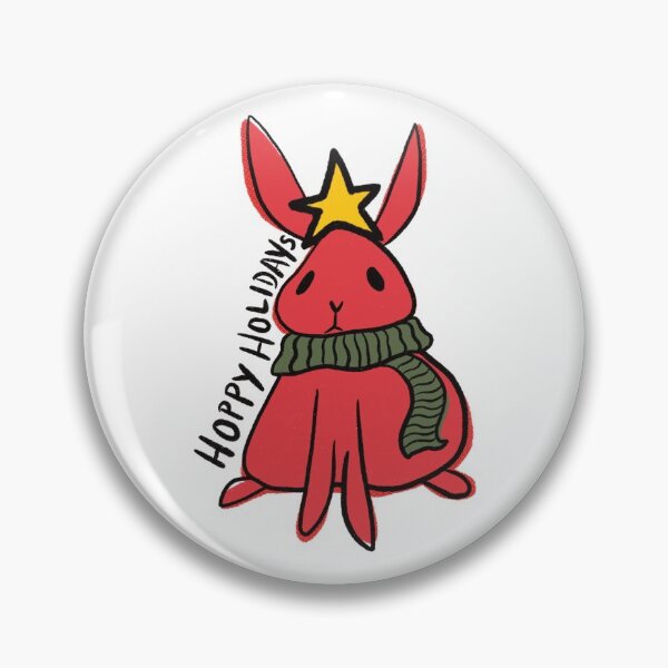 Item preview, Hoppy Holidays Christmas Tree Bunny designed and sold by NakakiArt.