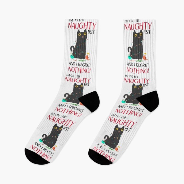 Item preview, I'm on the naughty list and i regret nothing designed and sold by Spicy Chilli.