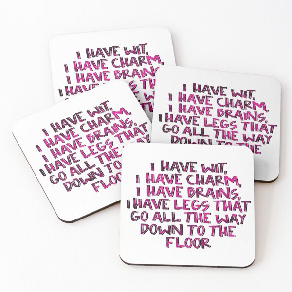 Item preview, West Wing Quote I Have Legs All the Way to the Floor designed and sold by baranskini.