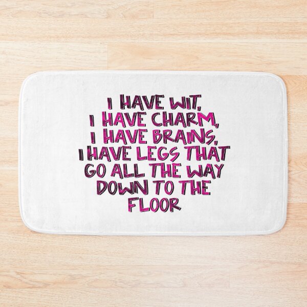 Item preview, West Wing Quote I Have Legs All the Way to the Floor designed and sold by baranskini.