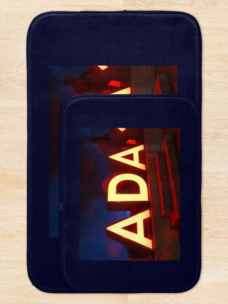 Alternate view of Ada, Ada mug, Ada sticker, Ada magnet, Ada mug, Ada mask Bath Mat