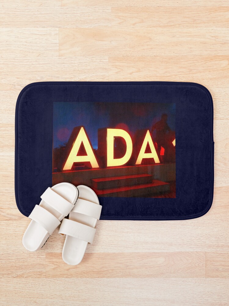 Alternate view of Ada, Ada mug, Ada sticker, Ada magnet, Ada mug, Ada mask Bath Mat