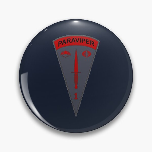 Item preview, Gi Joe Cobra Paravipers 1st Battalion Badge designed and sold by AJ  Liber.