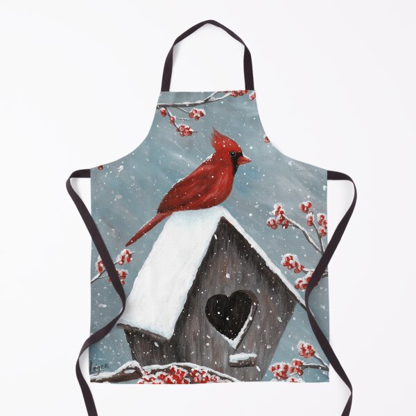 Item preview, Northern Cardinal Bird Painting designed and sold by ironydesigns.