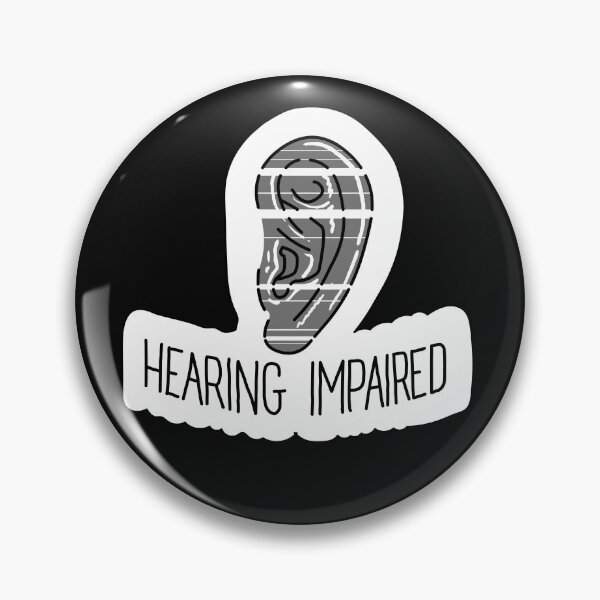 Item preview, Hearing impaired emblem designed and sold by MatthewJSimpson.