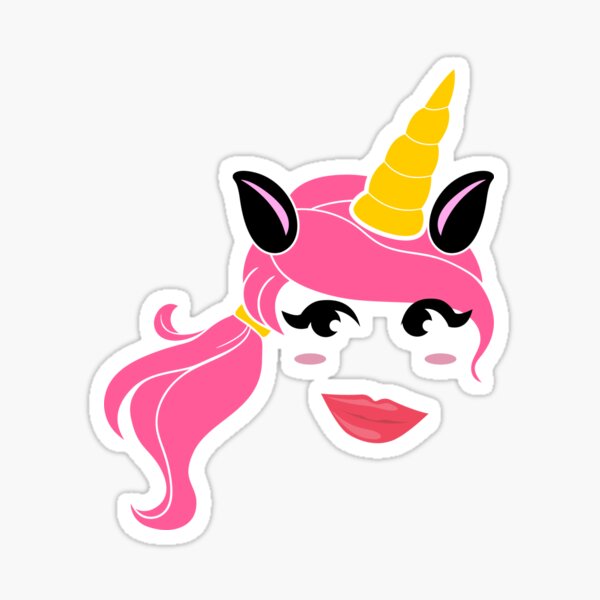 unicorns i love them Sticker