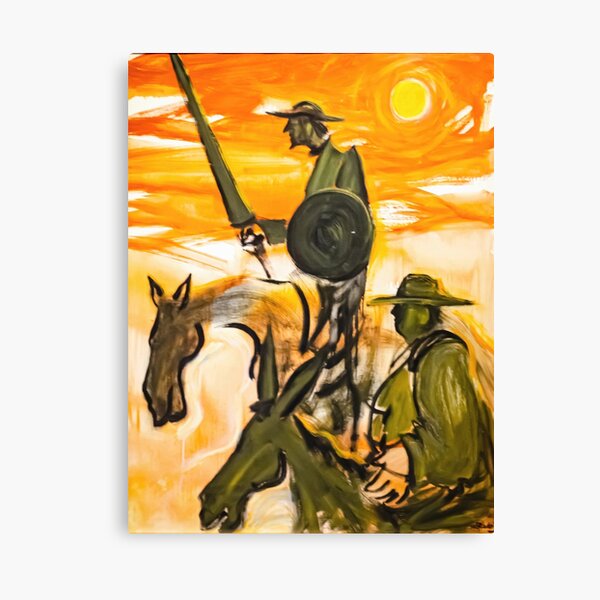 Vista previa del artículo con la obra «Caballo de pintura de cervantes - don quijote», diseñado y vendido por maxigold.