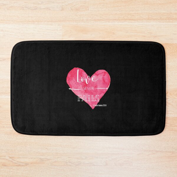 Item preview, Love Never Fails | 1 Corinthians 13:8 | Bible Verse | Christian Design designed and sold by Jeleedesigns.