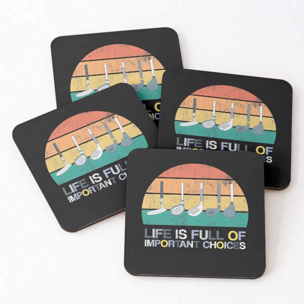 Item preview, Funny Life is Full of Important Choices Golf Gift for Golf Lovers Man and Woman designed and sold by pedrored369.