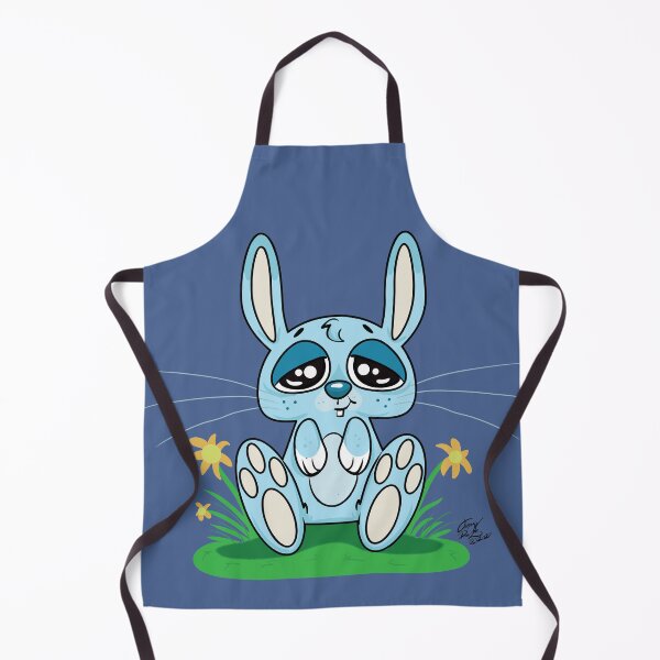 Item preview, Cute Little Blue Bunny designed and sold by JohnnyPraize.