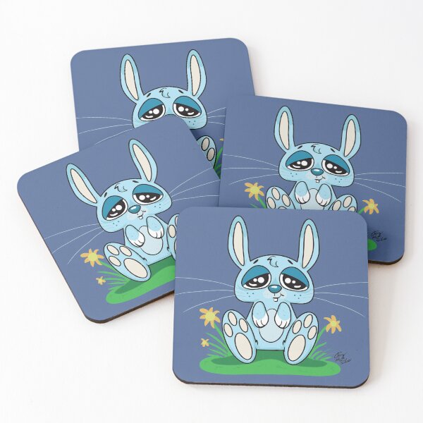 Item preview, Cute Little Blue Bunny designed and sold by JohnnyPraize.