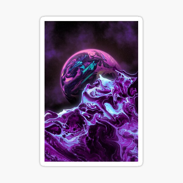 "Radium" Sticker for Sale by GeoglyserArt Redbubble