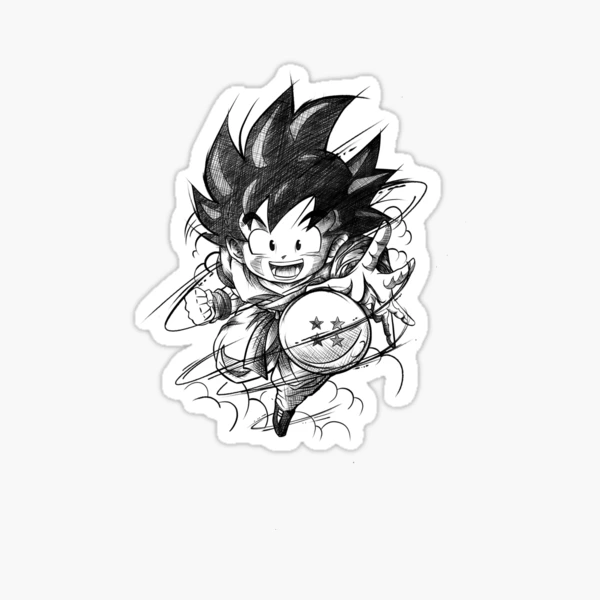 Goku Super Sayajin - InkStickers