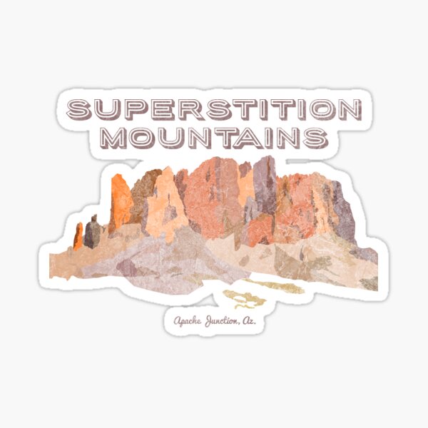 Item preview, Montagnes de la superstition designed and sold by ladyjanegraphic.