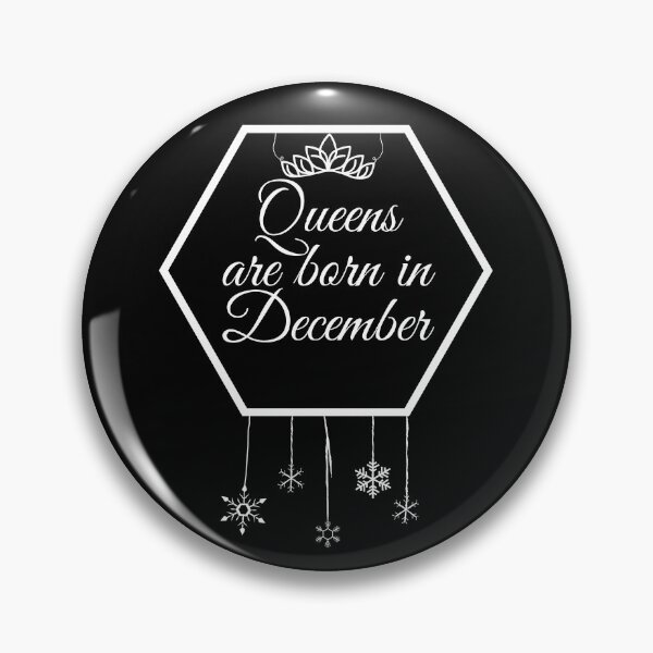Item preview, Queens Are Born In December Gift Black T-Shirt designed and sold by WearYourMood.