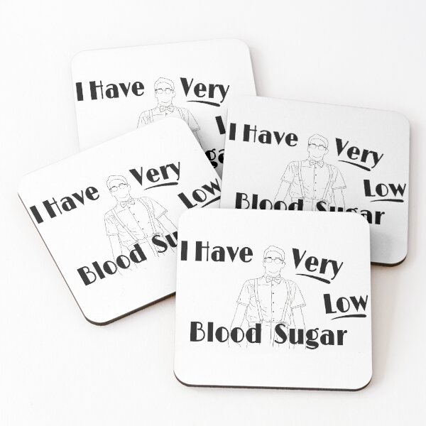 Item preview, TGWDLM- I Have Very Low Blood Sugar- Black and White designed and sold by NerdyThings.