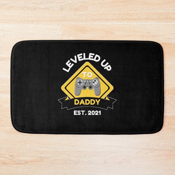 Item preview, Leveled Up to Daddy 2021 designed and sold by momsnpops.