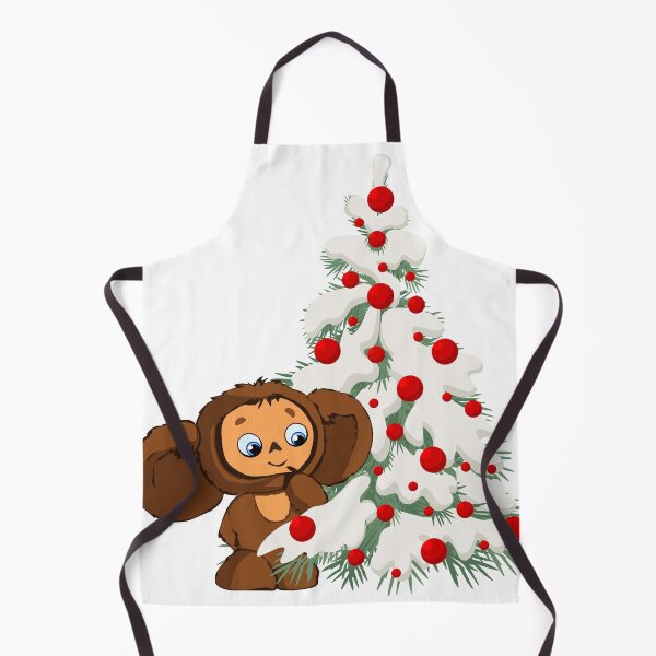 Item preview, Cheburashka & Christmas tree designed and sold by Elenia Design.
