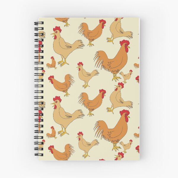 Item preview, Brown Chicken Design Pattern designed and sold by ironydesigns.