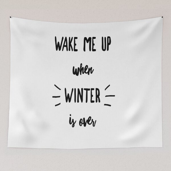 Item preview, Funny Wake me up when winter is over designed and sold by Xrizen  Designs.