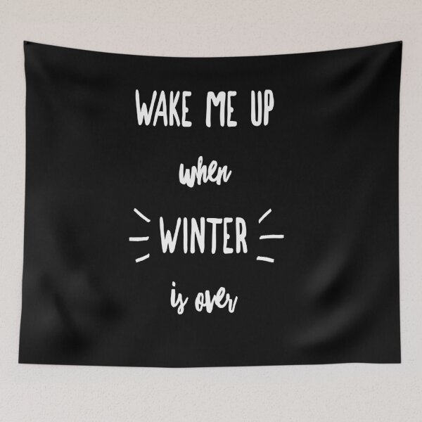 Item preview, Funny Wake me up when winter is over designed and sold by Xrizen  Designs.